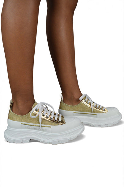Alexander McQueen Shoes? Alexander Mcqueen Women Sneakers Tread Slick Comfortable Everyday Designer Shoes