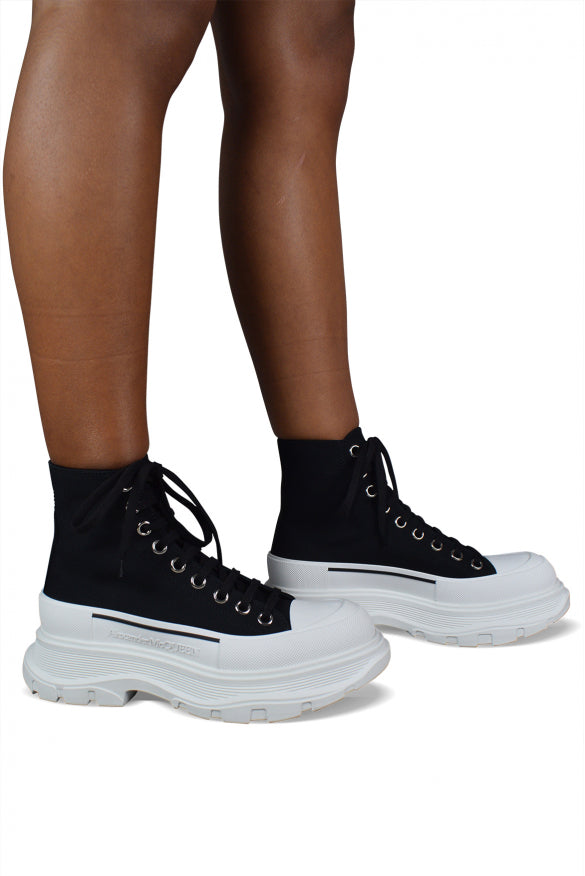Alexander McQueen premium athletic detail and craftsmanship close-up