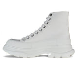 Close-up of Alexander McQueen athletic hardware and fine stitching