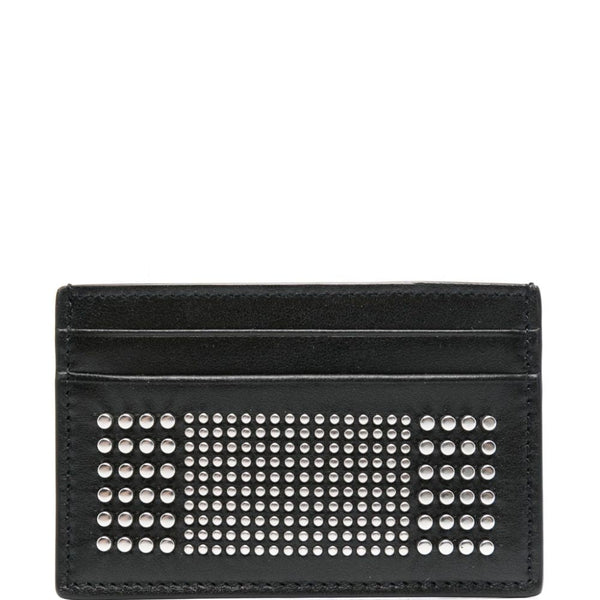 Alexander McQueen Wallets? Alexander Mcqueen Men Studded Leather Card Case Premium Leather Designer Wallet