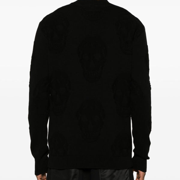 Alexander McQueen Sweaters? Alexander Mcqueen Men Skull Knitted Cotton Jumper Luxury Designer Knit Sweater