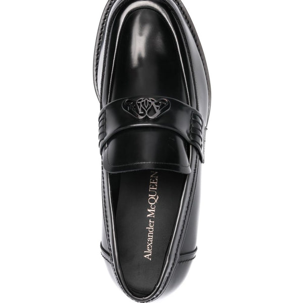 Alexander McQueen Shoes? Alexander Mcqueen Men Seal Leather Loafers Luxury Lifestyle Designer Footwear