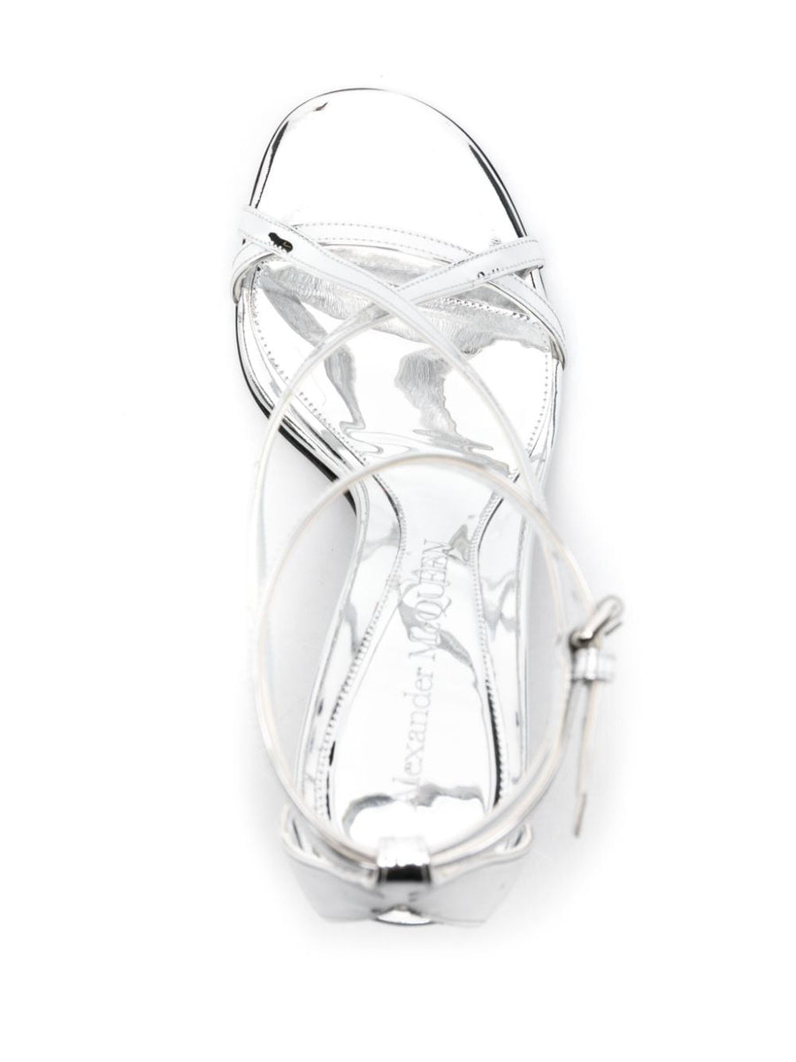 Alexander McQueen premium sandals detail and craftsmanship close-up