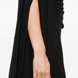 Close-up of Bottega Veneta cocktail dresses hardware and fine stitching