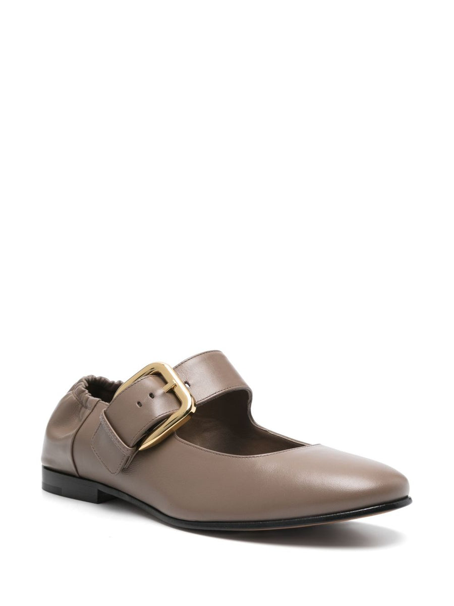 Bottega Veneta Shoes Bottega Veneta Women Astaire Leather Ballets Luxury Lifestyle Designer Footwear