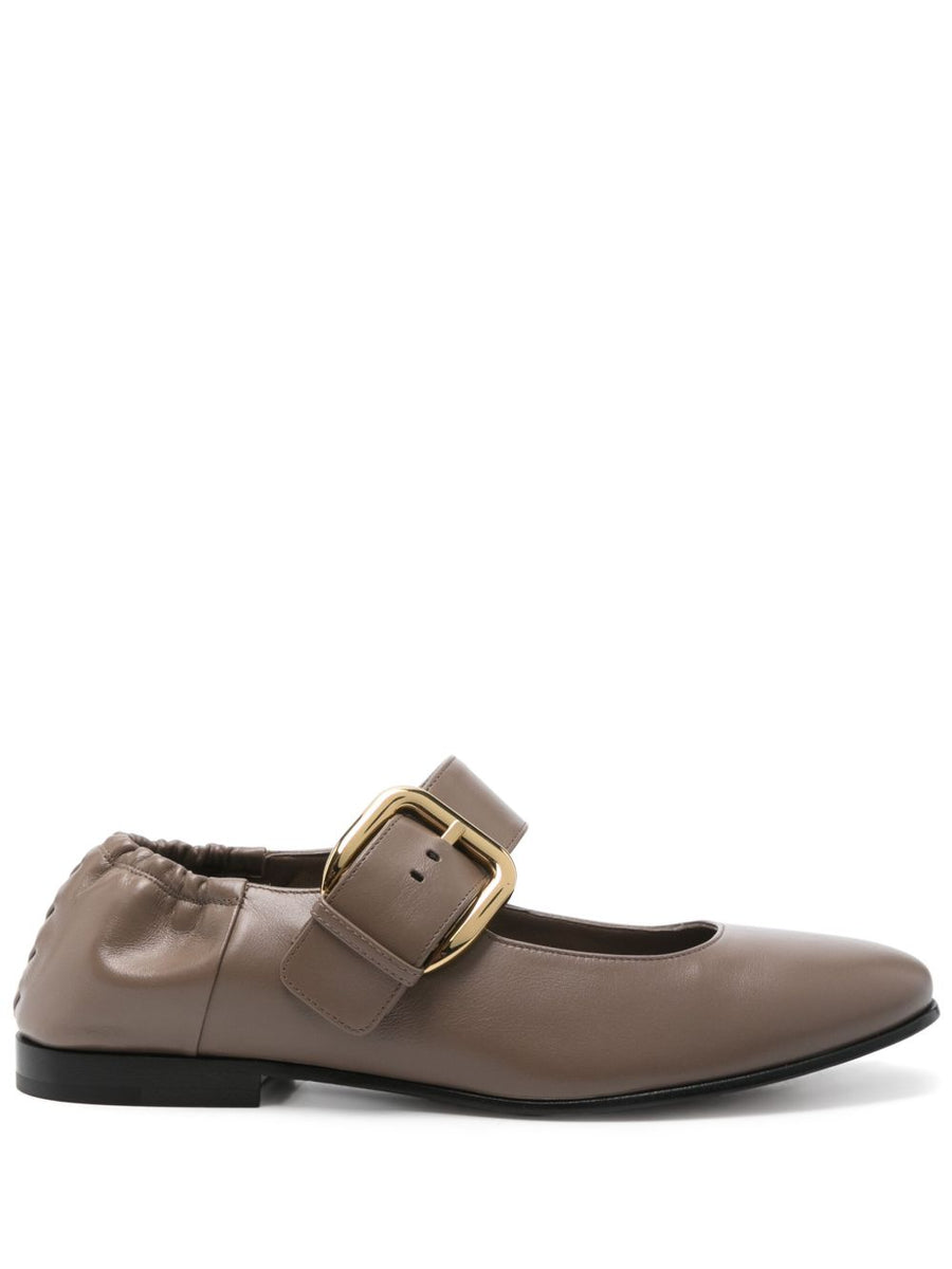Bottega Veneta Shoes Bottega Veneta Women Astaire Leather Ballets Luxury Lifestyle Designer Footwear