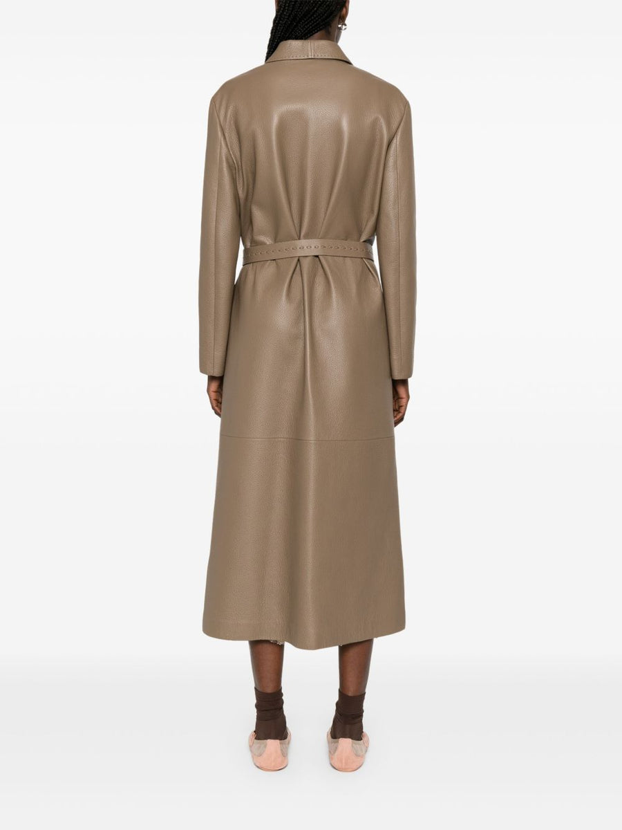 Fendi premium coats detail and craftsmanship close-up