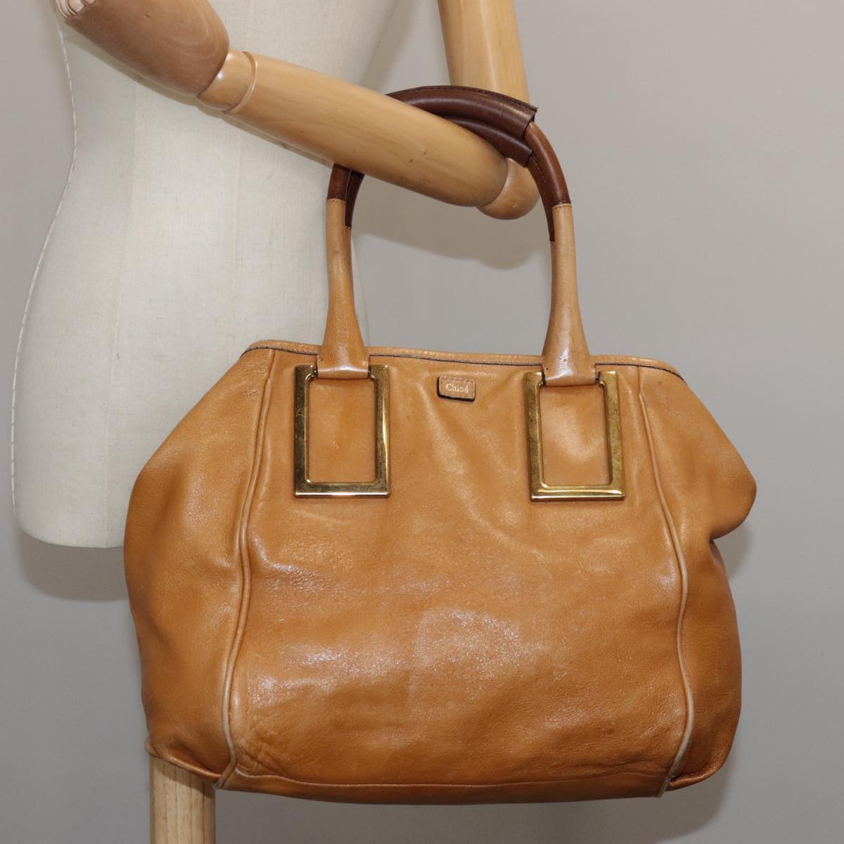 Chloe women's handbag Brown luxury designer leather
