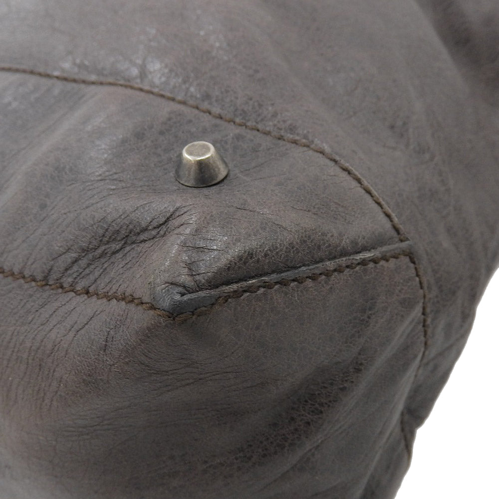 Balenciaga designer shoulder bag leather closeup detail