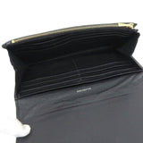 Balenciaga designer wallet leather closeup detail