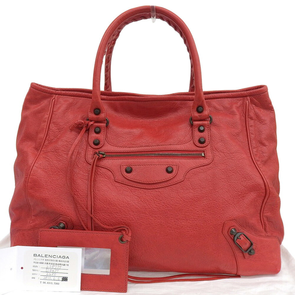 Balenciaga women's tote bag luxury designer leather