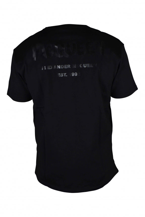 Alexander McQueen tee shirts side profile designer luxury fashion