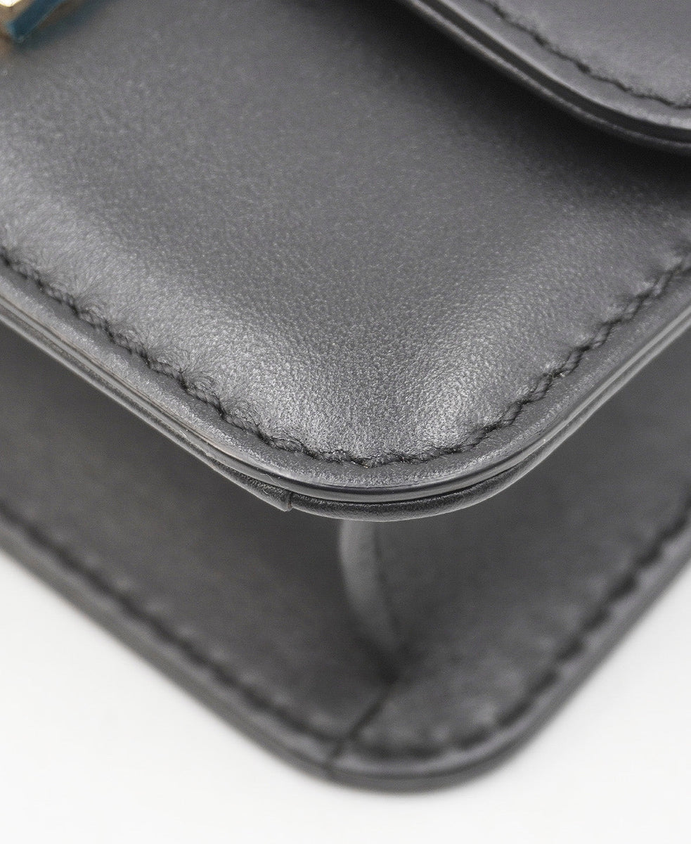 Leather premium bags detail and craftsmanship close-up