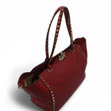 Close-up of Medium bags hardware and fine stitching