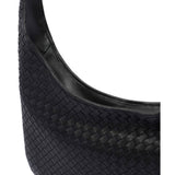 Close-up of Bottega Veneta cross body bags hardware and fine stitching