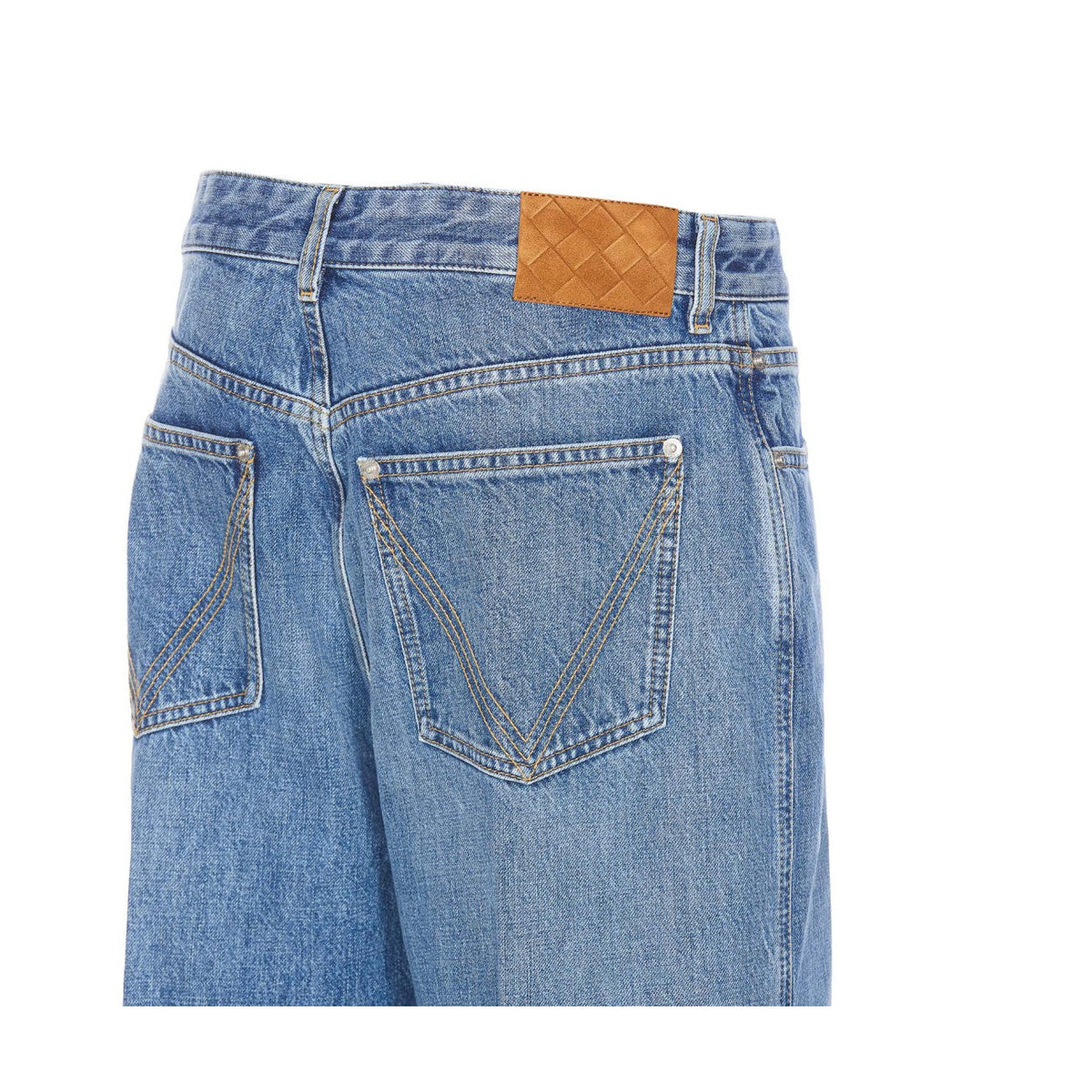 Bottega Veneta pants side profile designer luxury fashion