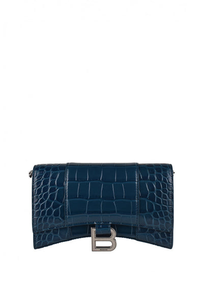 Balenciaga Wallets? Balenciaga Women Hourglass Wallet On Chain Compact Luxury Card Wallet