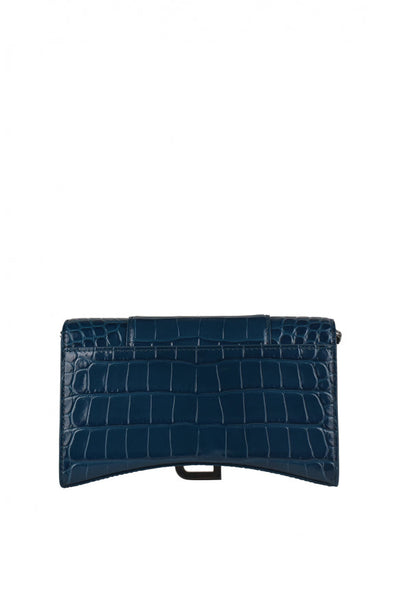 Balenciaga Wallets? Balenciaga Women Hourglass Wallet On Chain Premium Leather Designer Wallet
