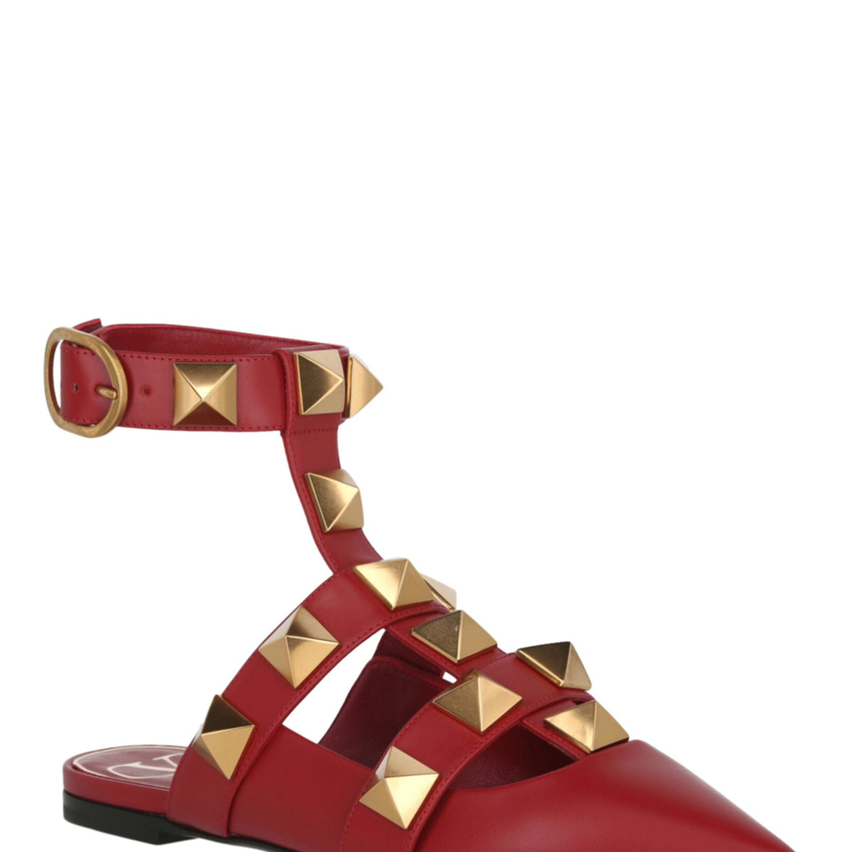 Valentino Shoes? Valentino Womens Roman Stud Ballerina Shoe Comfortable Everyday Designer Shoes