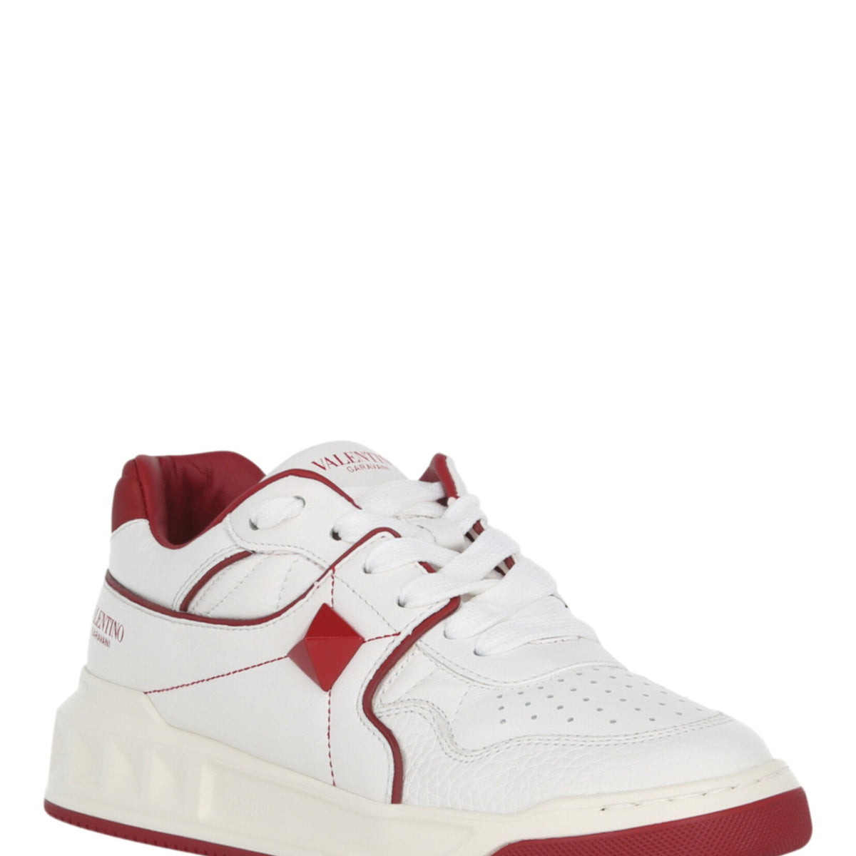 Valentino Shoes? Valentino Womens One Stud Low-Top Sneaker Premium Designer Casual Shoes