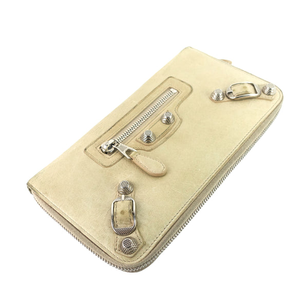 Balenciaga Long Zipper Agneau Leather Wallet — Luxury Leather Wallet