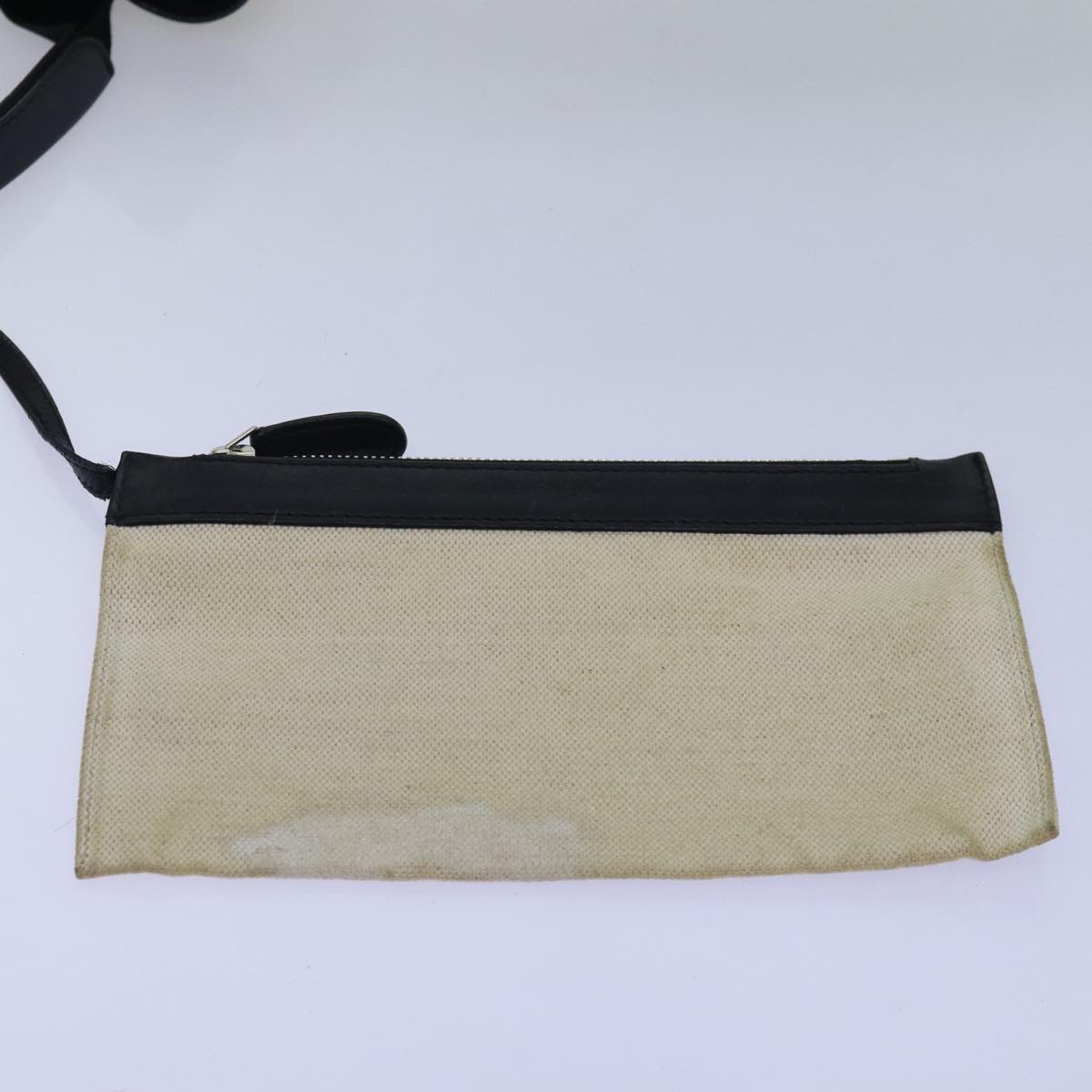 Balenciaga Navy Cabas S Hand Bag Canvas White Black 339933 | Luxury Canvas Tote Bag
