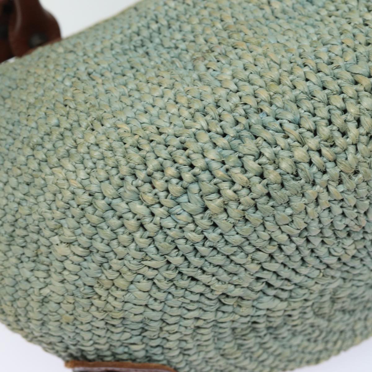 Balenciaga Hand Bag Raffia Blue 236741 | Designer Luxury Handbag