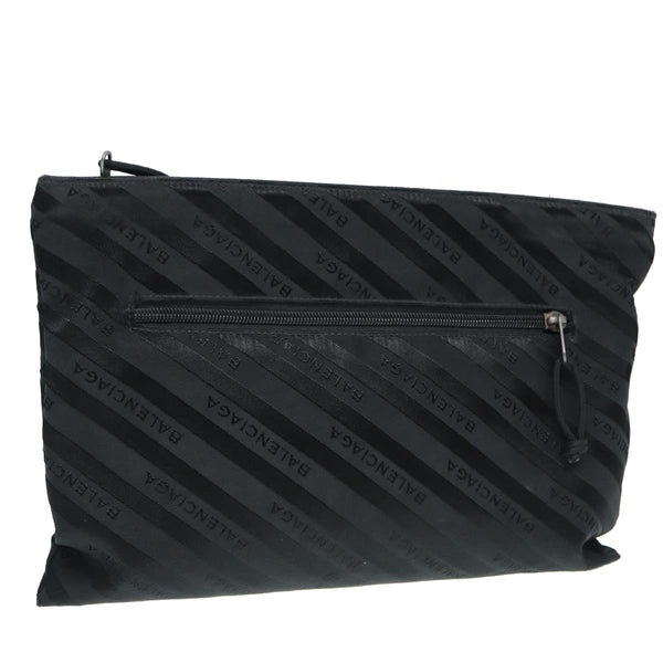 Balenciaga Explorer Clutch Bag Canvas Black 459745 — Designer Clutch Bag