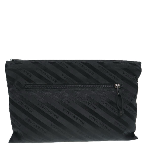 Balenciaga Explorer Clutch Bag Canvas Black 459745 — Designer Clutch Bag