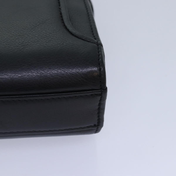 Balenciaga Clutch Bag Leather Black Gold — Designer Clutch Bag
