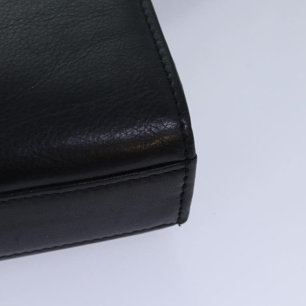 Balenciaga Clutch Bag Leather Black Gold — Designer Clutch Bag