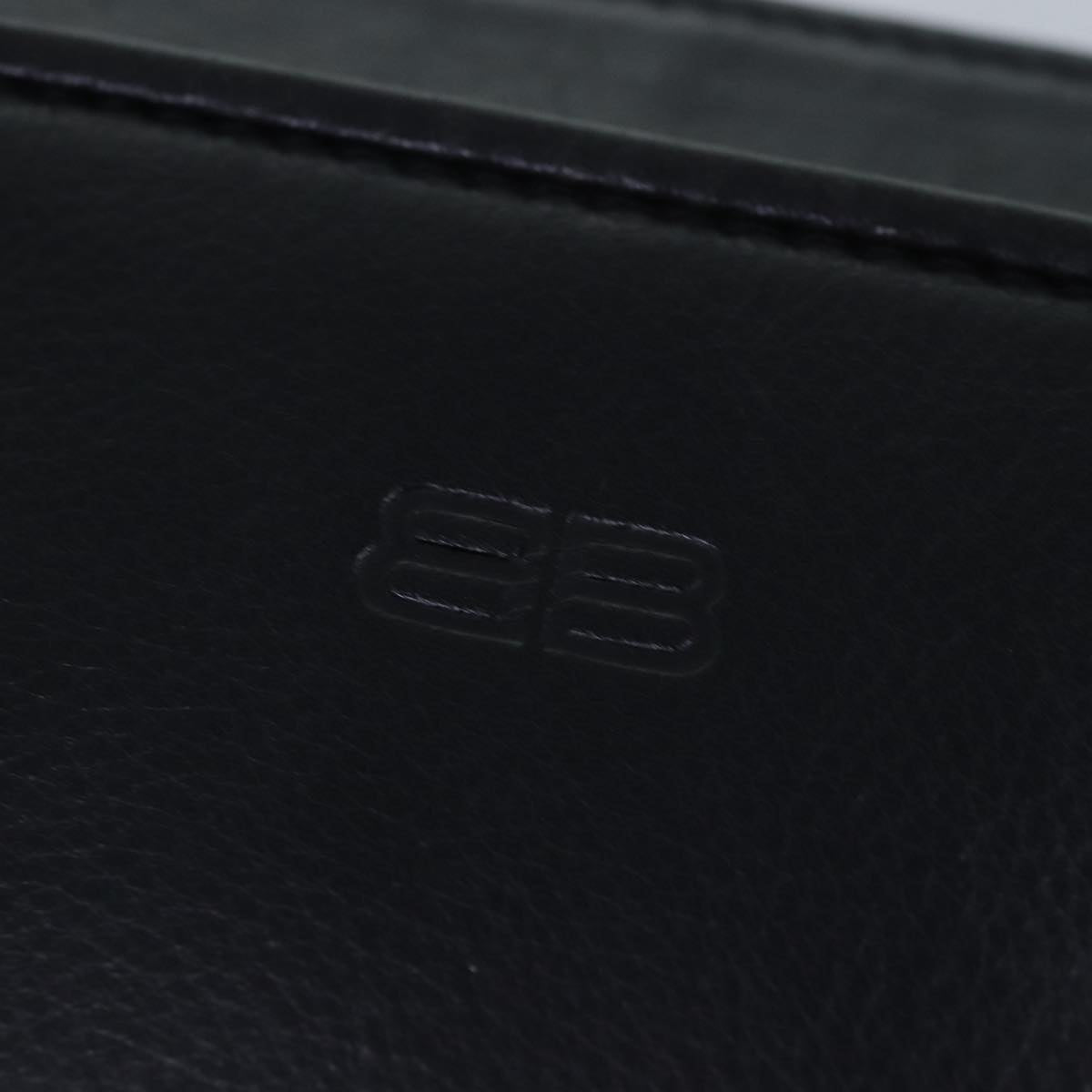 Balenciaga Clutch Bag Leather Black Gold — Designer Clutch Bag