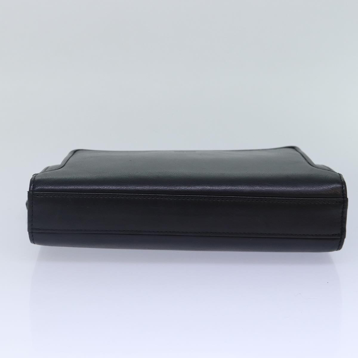 Balenciaga Clutch Bag Leather Black Gold — Designer Clutch Bag