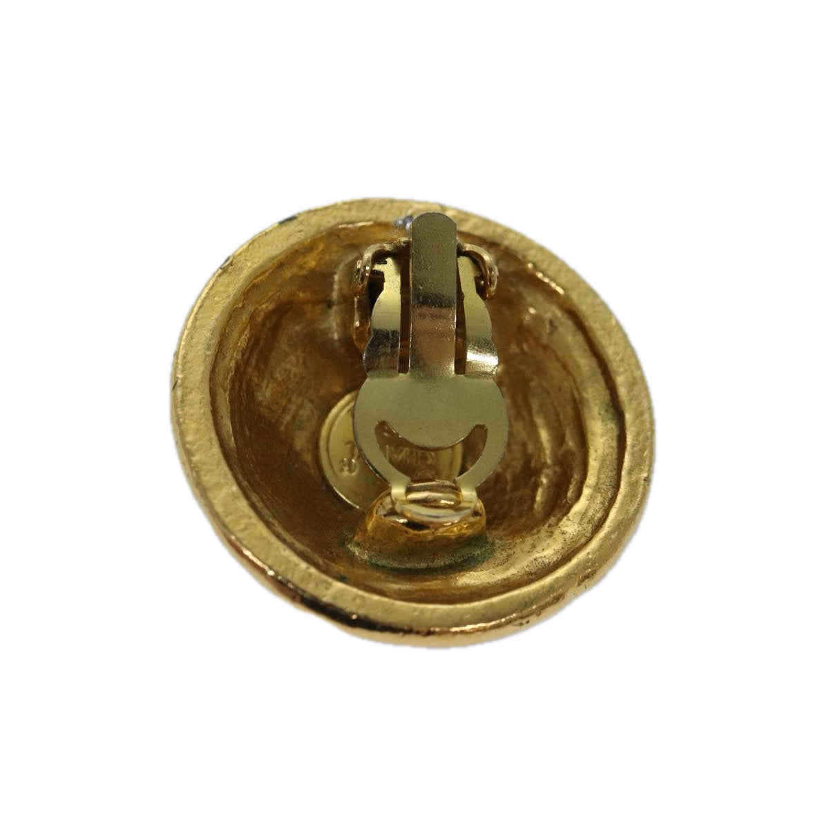 Chanel Jewellery? Chanel COCO Mark Earring metal Gold Auth yk14445 Luxury Designer Statement Jewellery