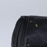 Chloe authentic luxury handbag Black leather craftsmanship
