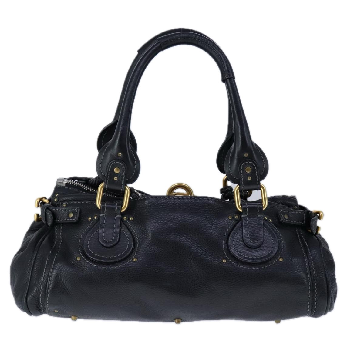 Auremis elegant leather Handbag top view