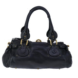 Side view of Chloe handbag Black premium designer bag