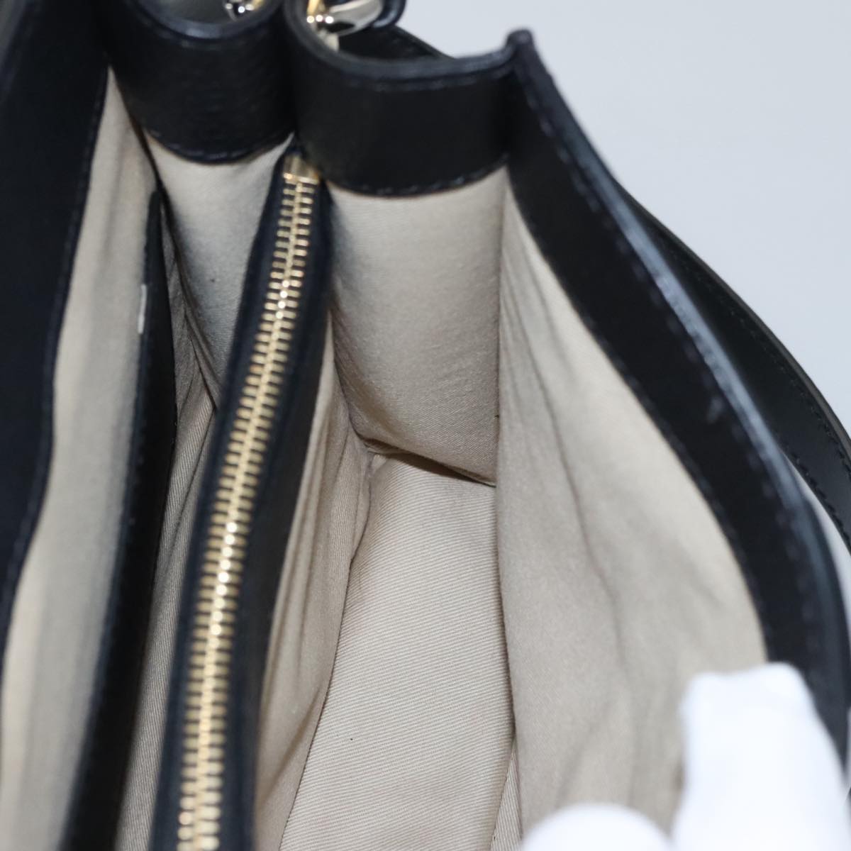 Side view of Chloe handbag Black premium designer bag