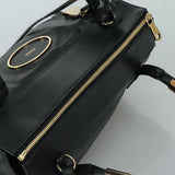 Side view of Chloe handbag Black premium designer bag