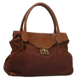 Chloe women's handbag Brown luxury designer leather