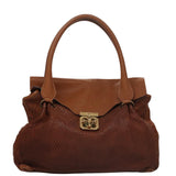 Brivalux elegant leather Handbag close-up detail