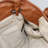 Brivalux elegant leather Handbag top view