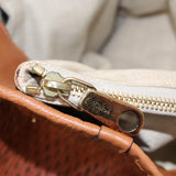 Chloe authentic luxury handbag Brown leather craftsmanship