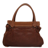 Side view of Chloe handbag Brown premium designer bag