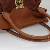 Chloe designer handbag leather closeup detail