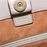 Side view of Chloe tote bag Beige premium designer bag