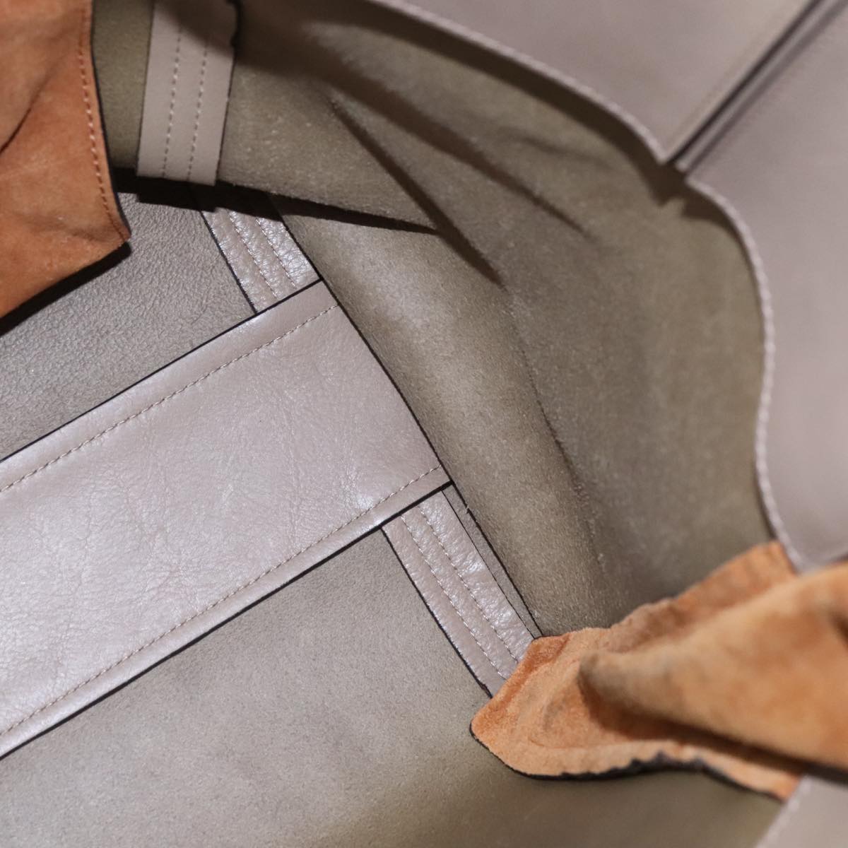 Crisalux elegant leather Tote Bag top view