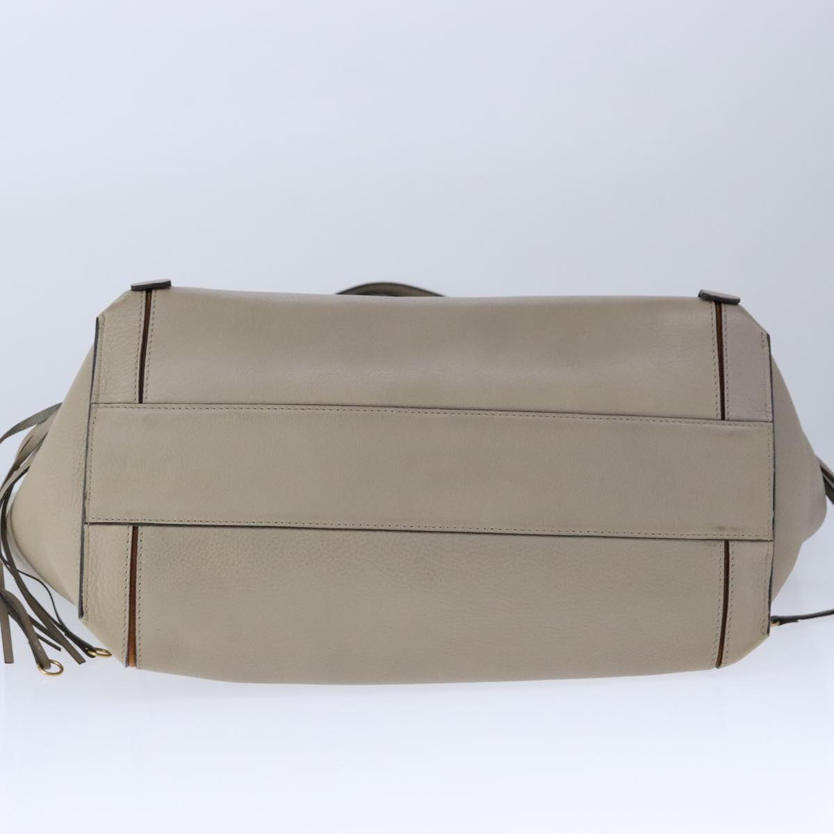 Crisalux elegant leather Tote Bag top view
