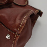 Chloe designer handbag leather closeup detail
