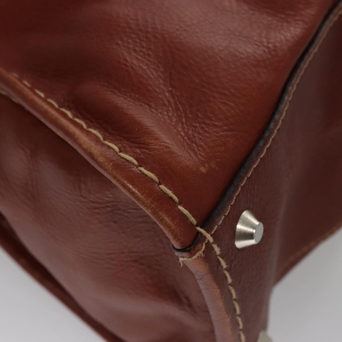 Auremique elegant leather Handbag flat lay view